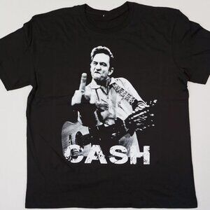 JOHNNY CASH T-shirt Man In Black Country Rock Singer Shirt Tee New